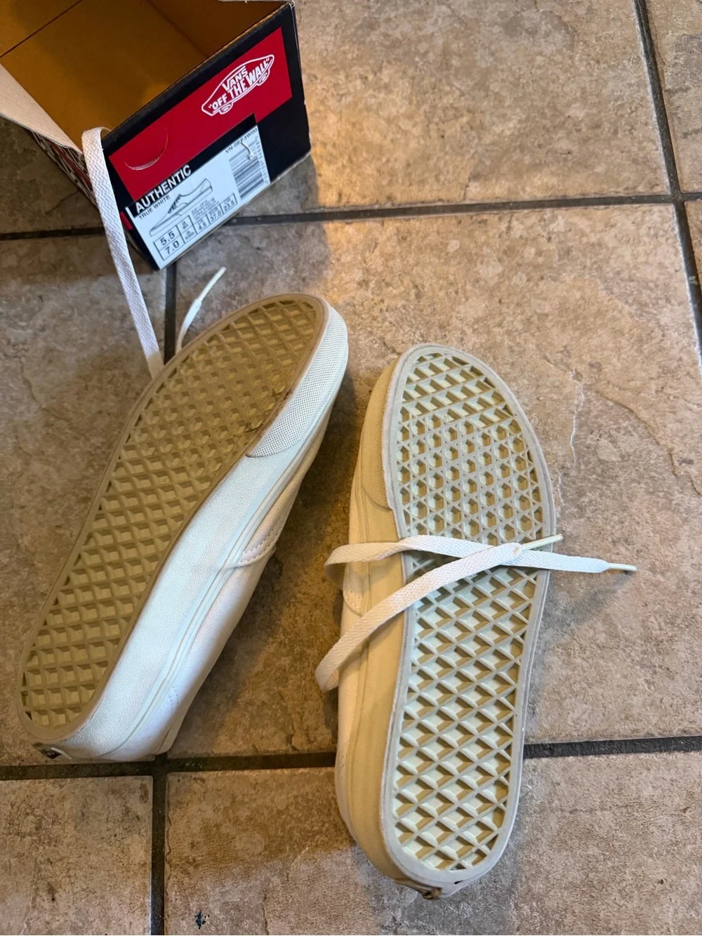 Vans Classic Canvas Sneakers in Off-White